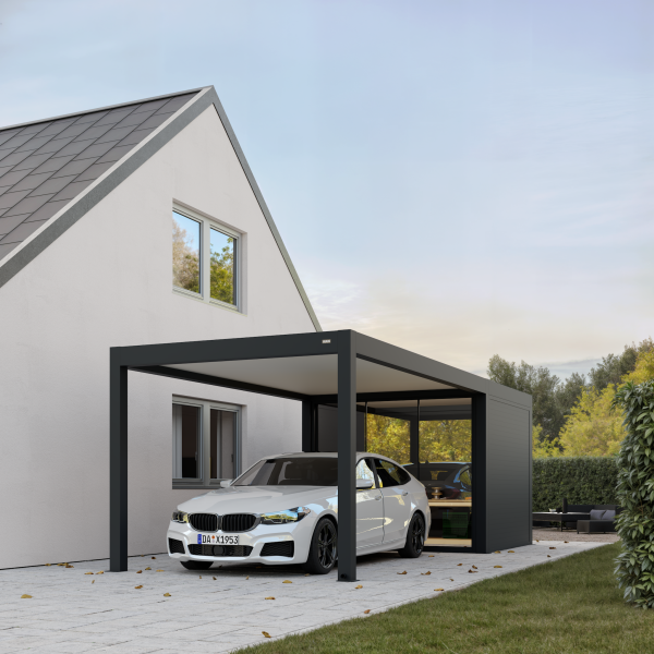Carport-Antrasit
